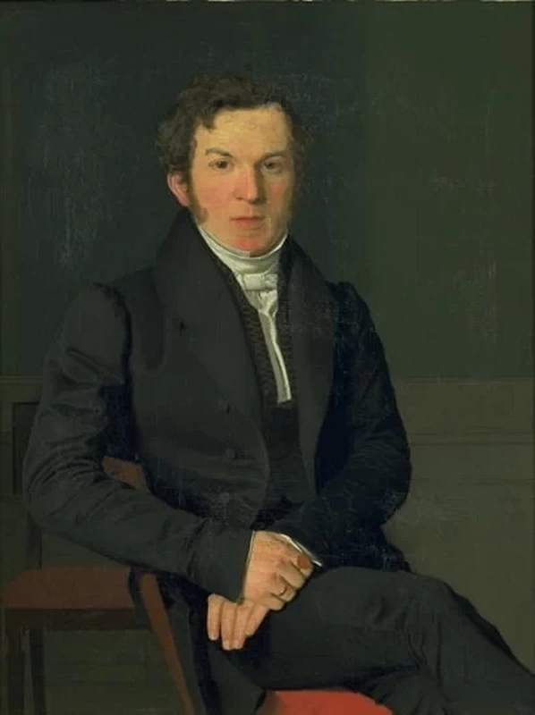 Christen Købke - Ritratto del cugino dell'artista, Michael Christian Petersen, Statens Museum for Kuns, Copenaghen